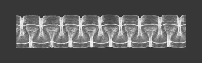 Fikseeriv kardinapael vahvelkrookega: laius - 5,0 cm