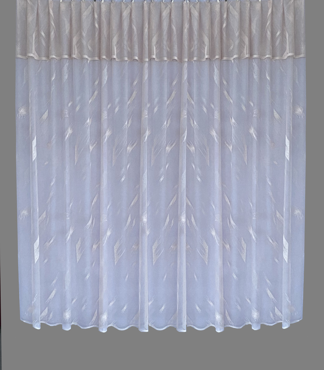 Pehme õhuke pitskardina kangas(õhuke tüll): õrn kahvatu-roosa/kõrgus: 240cm-280cm - Image 2